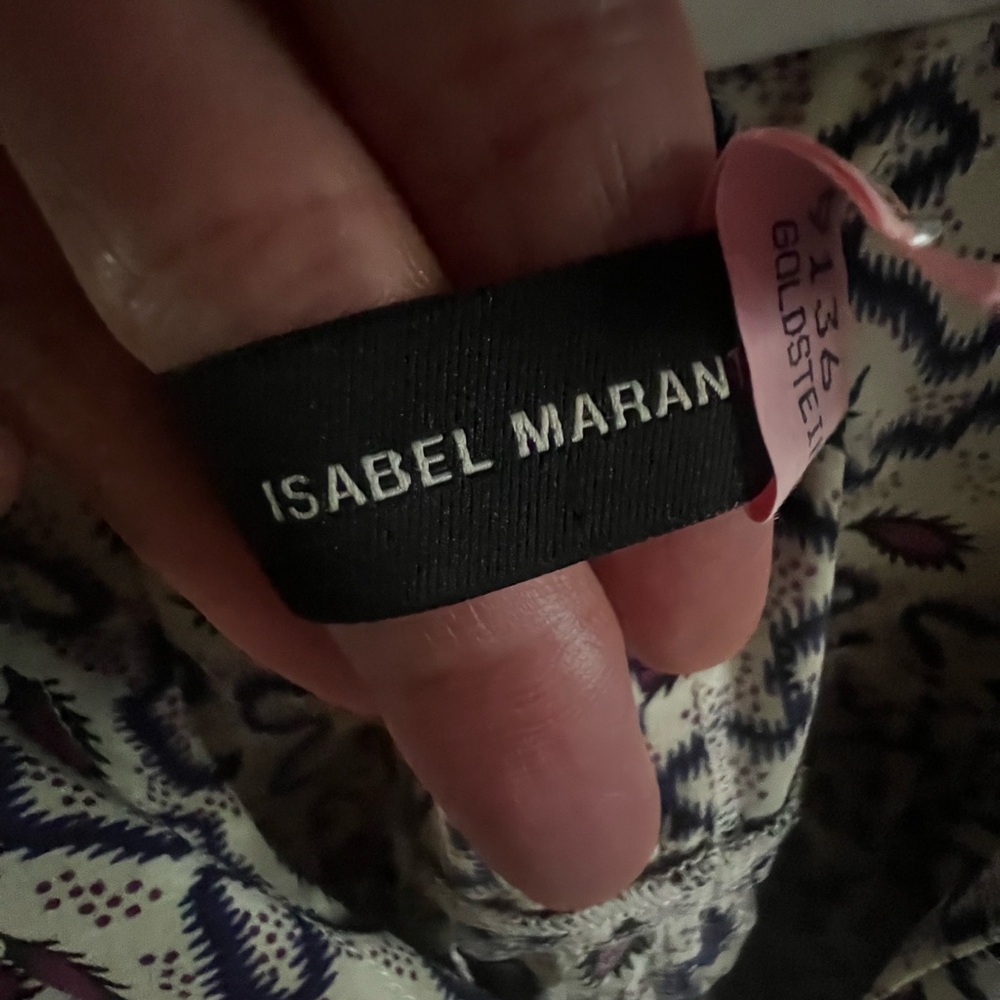 NFSIsabelle Marant MARANT ETOILE Marant Etoile Women's Amba Shirt - Blue - Picture 7 of 8